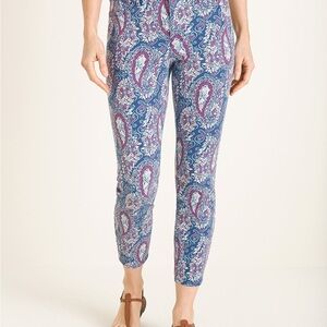 NYDJ for Chico’s Paisley Ankle Length Jeans Size 8